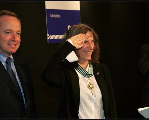 Patti Smith remise de medaille