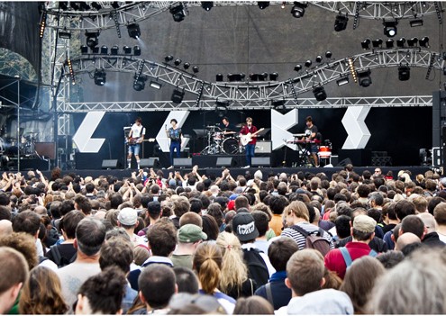 Concrete Knives &#8211; Festival Rock en Seine 2011 (Paris)