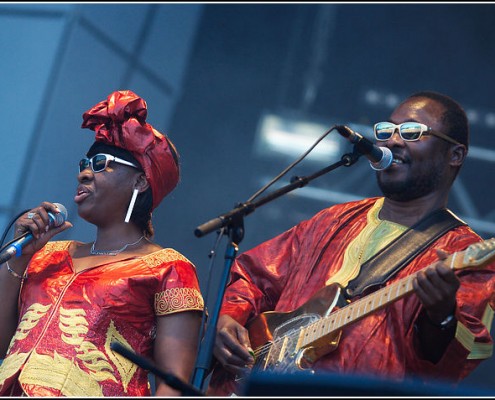 Amadou et Mariam &#8211; Festival Les Vieilles Charrues 2012