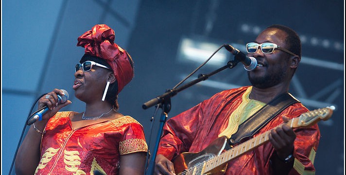 Amadou et Mariam &#8211; Festival Les Vieilles Charrues 2012