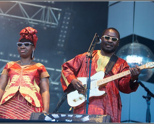 Amadou et Mariam &#8211; Festival Les Vieilles Charrues 2012