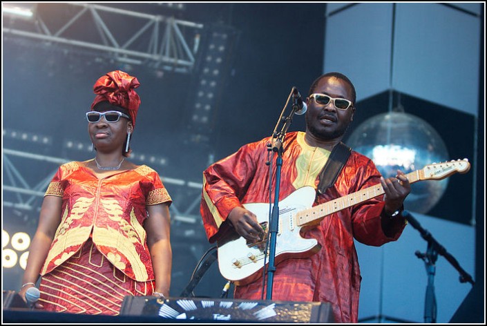 Amadou et Mariam &#8211; Festival Les Vieilles Charrues 2012