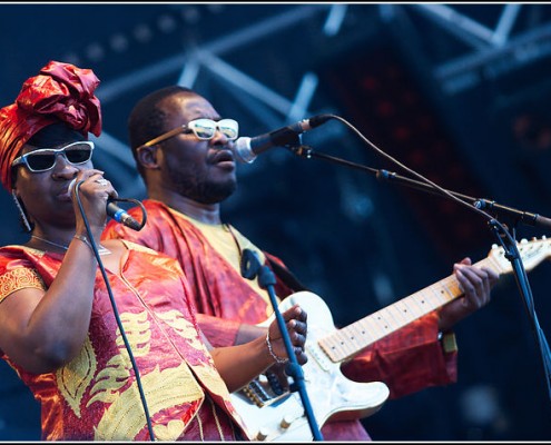 Amadou et Mariam &#8211; Festival Les Vieilles Charrues 2012