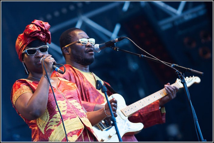 Amadou et Mariam &#8211; Festival Les Vieilles Charrues 2012