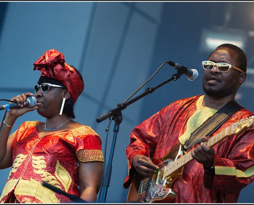 Amadou et Mariam &#8211; Festival Les Vieilles Charrues 2012