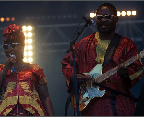 Amadou et Mariam &#8211; Festival Les Vieilles Charrues 2012