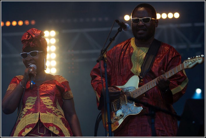 Amadou et Mariam &#8211; Festival Les Vieilles Charrues 2012